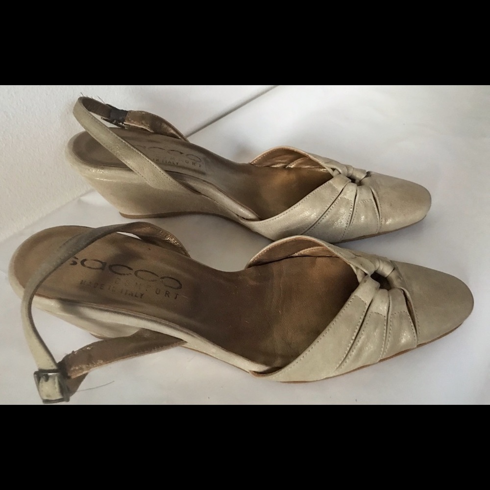 Sacco genuine leather platform shoes